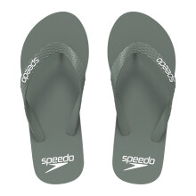 (11 UK, Green) Speedo Mens Logo Flip Flops