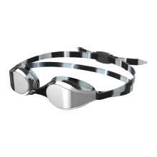 (One Size, Silver/Black) Speedo Unisex Adult Hyper Flyer Mirrored Swimming Goggles