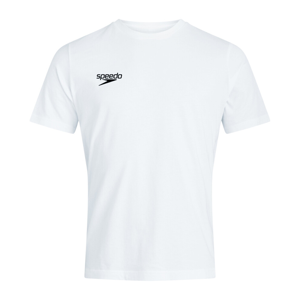 Speedo (L, White) Mens Club Logo T-Shirt