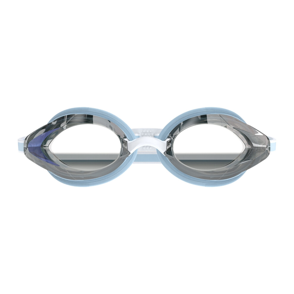 Speedo (One Size, Blue/White) Womens/Ladies Vanquisher 3.0 Mirrored Swimming Goggles