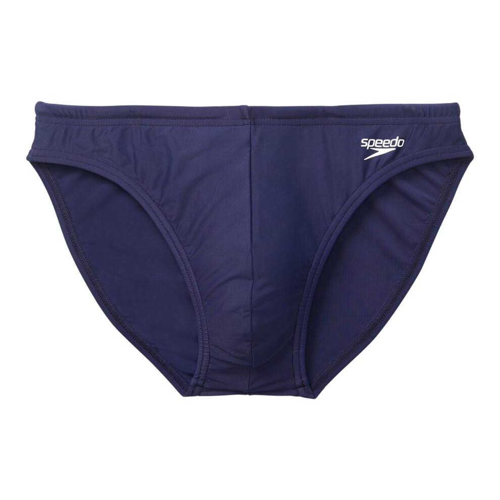 Speedo (L, Navy) Mens Solar Swim Briefs