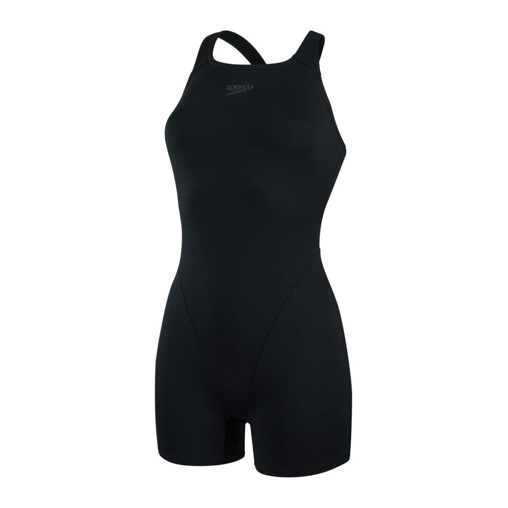 Speedo (6 Uk, Black) Womens/Ladies Endurance+ Legsuit