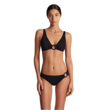 (12 UK, Black) Ralph Lauren Womens/Ladies Ring Bikini Set