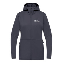 (14 UK, Graphite Melange) Jack Wolfskin Womens/Ladies Feldberg Logo Soft Shell Jacket