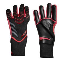 (8, Black/Red) Adidas Unisex Adult Predator Pro Contrast Detail Goalkeeper Gloves