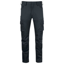 (32S, Black) Projob Mens 2552 Stretch Work Trousers