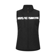 (M, Black) Projob Womens/Ladies Progression Diamond Quilt Recycled Polyester Work Vest Top
