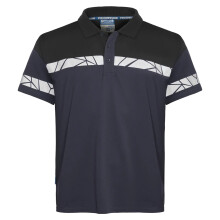 (XS, Navy/Black) Projob Mens Progression 7003 Pique Polo Shirt