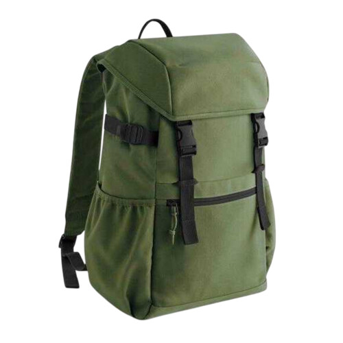 BagBase (One Size, Moss Green) Bagbase Ramble Recycled Polyester Backpack