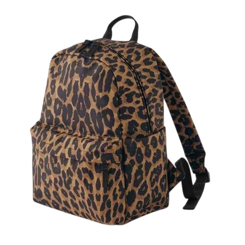 BagBase Bagbase Leopard Print Backpack 1