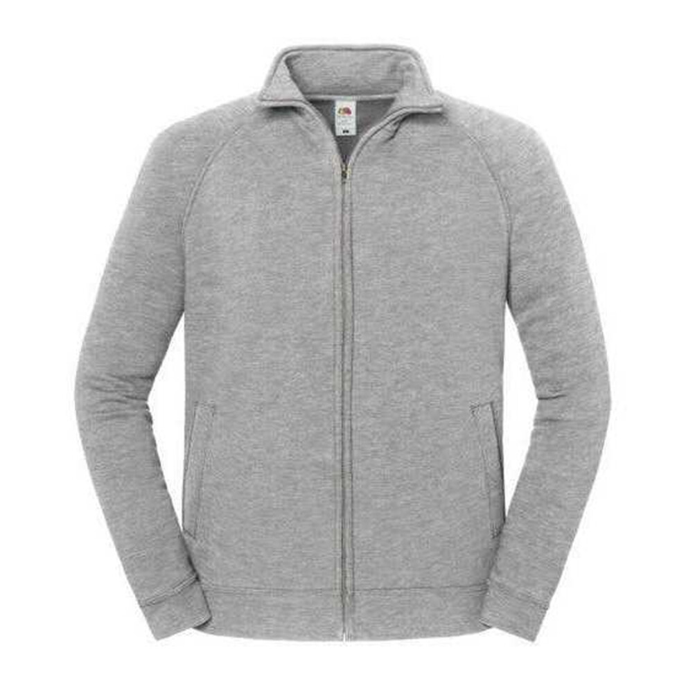 Fruit Of The Loom (Xxl, Athletic Heather) Mens Iconic Premium Classic Raglan Sweat Jacket