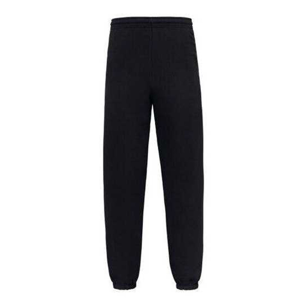 Fruit Of The Loom (M, Black) Unisex Adult Iconic Premium Classic Joggers