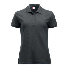 (M, Anthracite Melange) Clique Womens/Ladies Manhattan Polo Shirt