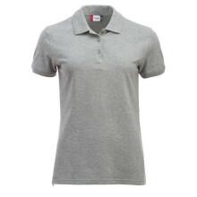 (XXL, Grey Melange Melange) Clique Womens/Ladies Manhattan Polo Shirt