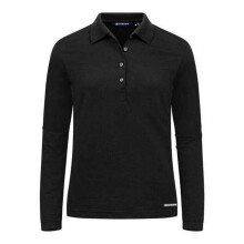 (S, Black) Cutter & Buck Womens/Ladies Advantage Long-Sleeved Polo Shirt