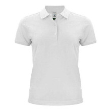 (M, White) Clique Womens/Ladies Classic Organic Cotton Polo Shirt