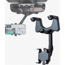 Univerzálny držiak na telefón do auta do spätného zrkadla, otočný o 360 stupňov a zasúvací pre všetky mobilné telefóny