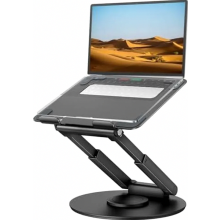 Výškovo nastaviteľný stojan na notebook s otočnou základňou o 360