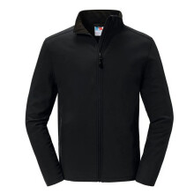 (S, Black) Russell Mens Essential Soft Shell Jacket