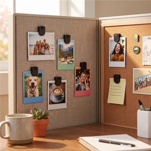 25 Pcs Cubicle Clips Fabric Panel Cubicle Fabric Partition Panel Wall Clip Office Photos Wall for Notes Standard Size 1