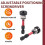 5pcs Positioning Screwdriver Bits Drywall Screw Bits 50mm Magnetic Positioning Screwdriver Bits for Plasterboards 10