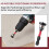 5pcs Positioning Screwdriver Bits Drywall Screw Bits 50mm Magnetic Positioning Screwdriver Bits for Plasterboards 9