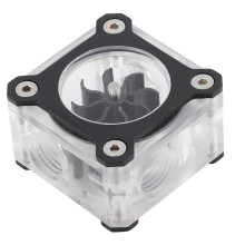 Wasserkühlung Flow Meter G1/4 Schwarz