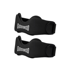 GOUNOD 2PCS Patellar Tendon Support Strap Dual-Way Adjustable Patella Knee Strap for Running Cycling Badminton Black