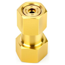 Messing-Adapter CGA-320 auf CGA-580 für Gasflaschen, CO2-Kohlendioxid-zu-Argon-Durchflussmesser für CO2-Flaschen