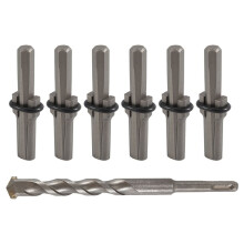 Stone Splitter Hand Tool Kit Stone Splitter with Drill Bit Tools for Splitting Granite Rock Concrete Marble