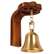 Dog Doorbell for Potty Training, Puppy Go Outside Alert Bell, Brass Bell with Loud Clear , for Any Location