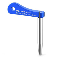 RISK Chiave di Riparazione per Raggi da Bicicletta, Strumento per La Riparazione di Raggi Piatti per Bici da Strada, 1-1,3 mm
