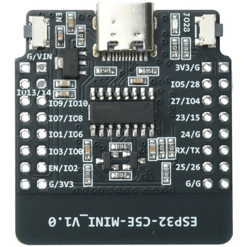 Módulo de Placa de Desenvolvimento BLE em Miniatura ESP32-C5-N16R8 com Chip CH340C e Interface Tipo C ESP32-C5E- WiFi6 Dev Board 2