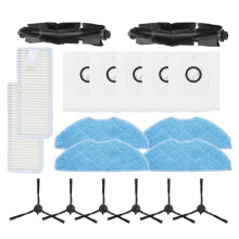 Für 360 Botslab S8 Hauptseitenbürste, Filter, Wischmopp, Staubbeutel, Zubehör für Saugroboter