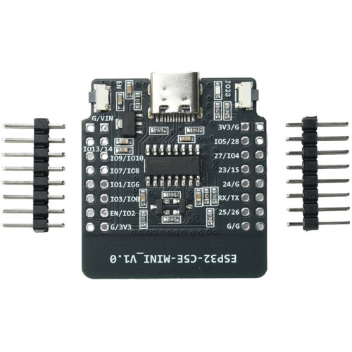 Módulo de Placa de Desenvolvimento BLE em Miniatura ESP32-C5-N16R8 com Chip CH340C e Interface Tipo C ESP32-C5E- WiFi6 Dev Board