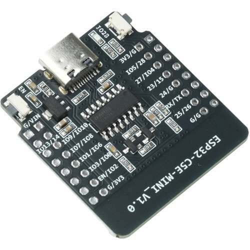 Módulo de Placa de Desenvolvimento BLE em Miniatura ESP32-C5-N16R8 com Chip CH340C e Interface Tipo C ESP32-C5E- WiFi6 Dev Board