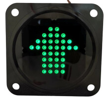 Placa de Luz Indicadora LED Universal para Catracas Tripé (Luz de Sinalização Redonda Vermelha/Verde, 12 V CC, Vários Estilos Disponíveis)