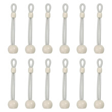12Pcs 4" Bungee Tie Downs, Universal Elastic Rope Sun Shade Tie Down Straps for Exterior Roller Shade & Blinds