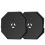2pcs Wall Panel Mounting Blocks - Hexagonal Fasteners for Secure & Easy Drywall Installation, Model 130110006001 1