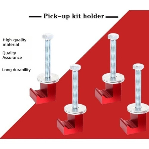 1set Universal Mounting Kit for Trucks, Pickups, SUVs, , and Trailers,J-Hook Rail Clamp,Hook Clamp Black 1
