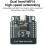 Módulo de Placa de Desenvolvimento BLE em Miniatura ESP32-C5-N16R8 com Chip CH340C e Interface Tipo C ESP32-C5E- WiFi6 Dev Board 6