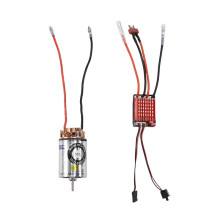 550 16T Waterproof Brushed Motor 320A High Voltage ESC T Plug Set for 1/10 RC Crawler SCX10 D90 Axial
