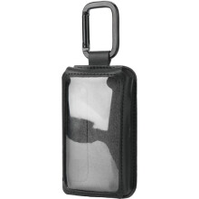 MP3 Player Case for INNIOASIS G1 and G3 Player, PU Travel Pouch MP3 Storage Bag with Metal Carabiner and Clear Window