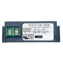 SZT15 AC Current Transmitter Output Analog Current Signal Isolation Hall Sensor AC 0-10/20/50A Output DC4-20mA Convert