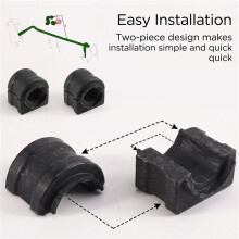2Pcs Front Suspension Ant Roll Stablizer Sway Bar Bushing 31406930 for