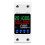Din Rail Adjustable over/Under Voltage Protection Device 63A 220V V/A/KWH/Hz/Power 5in1 Voltage Protector Relay A 1