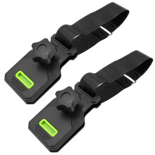 2 Pack RV Awning Clamps, Heavy-Duty Wind Secure Holders for RV Canopy, Noise-Reducing Fabric Grippers