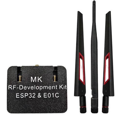 Ny ESP32 Development DevKitC + NRF24L01 PA LNA 2,4 GHz-Modul Stöder  och Är Utrustad med Högförstärkande Antenner 1