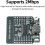 Módulo de Placa de Desenvolvimento BLE em Miniatura ESP32-C5-N16R8 com Chip CH340C e Interface Tipo C ESP32-C5E- WiFi6 Dev Board 9