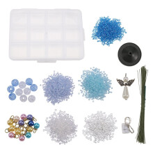 DIY Beaded Christmas Tree Kit, Crystal Holiday Set for Kids Adults Handmade Tabletop Christmas Decor Gift Winter